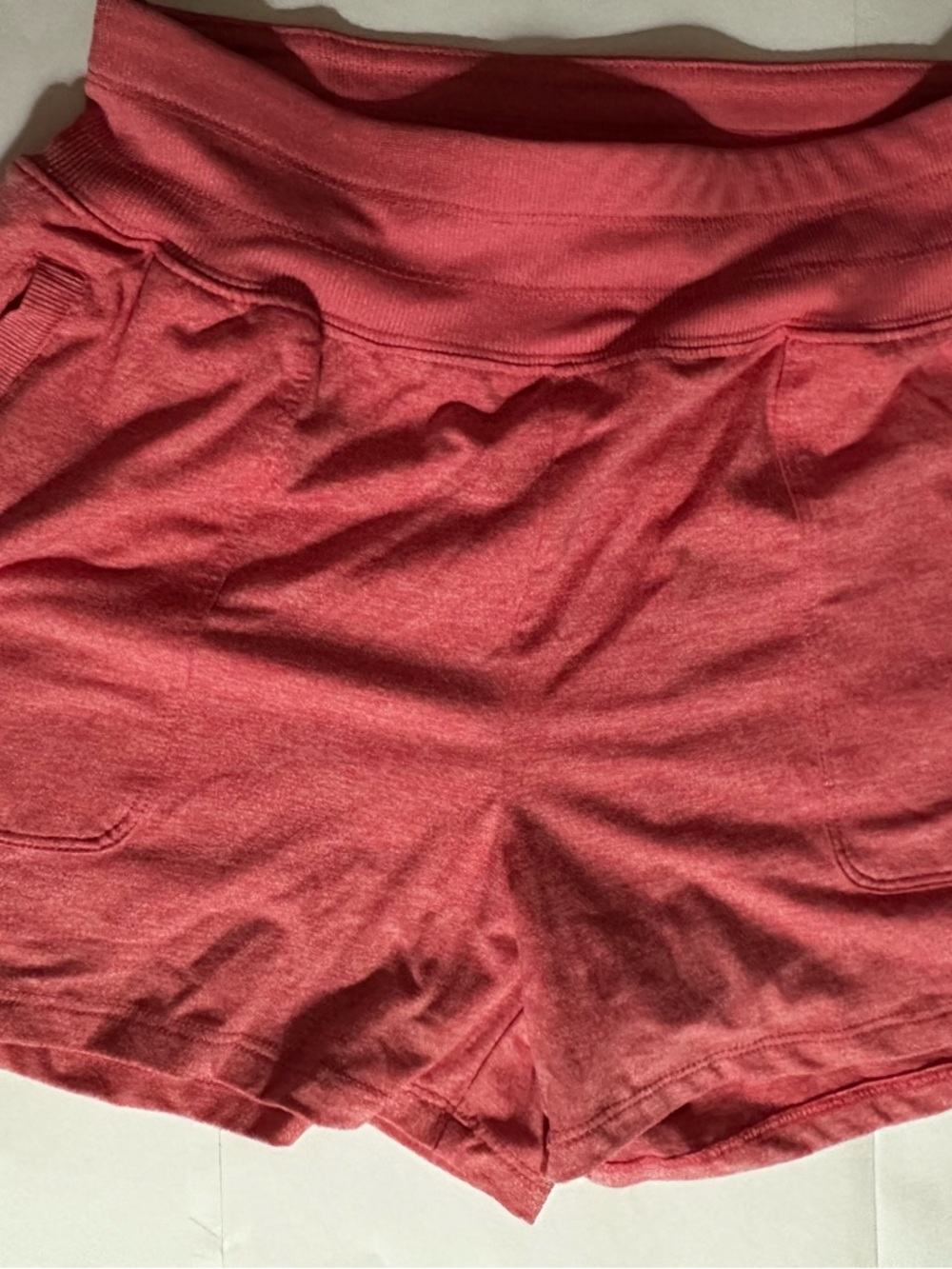 Women's High-Waist Coral Lounge Shorts